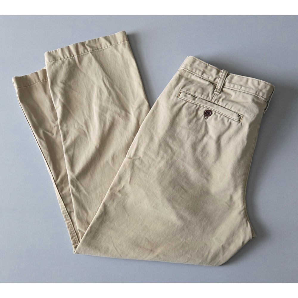 Eddie Bauer Legend Wash Chinos Mens 36x30 Khaki‎ Tan Slim Fit Pants